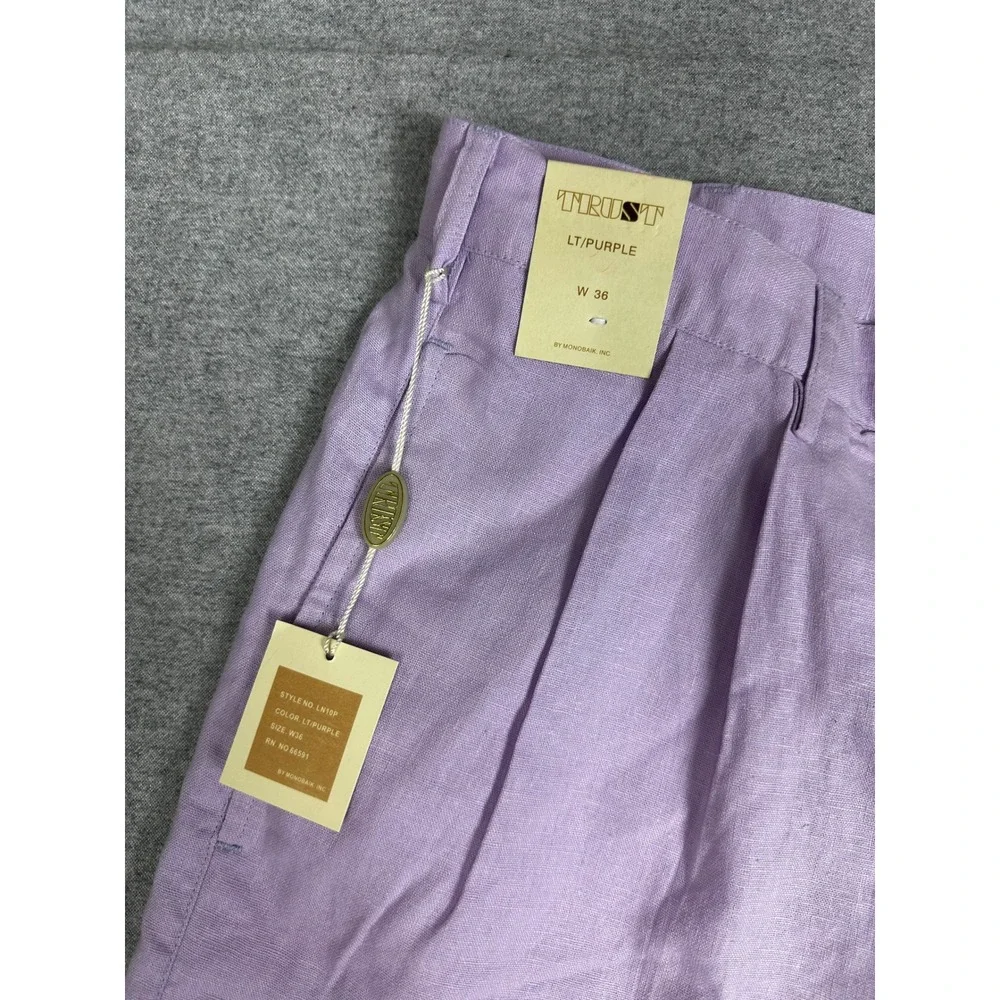 NWT Linen Rayon Shorts Mens 36 14